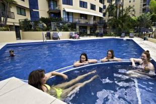 Poolside at Peninsular Beachfront Resort
